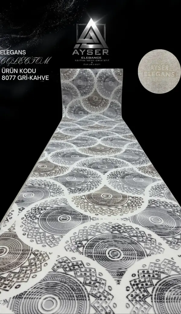 8077 GRİ-KAHVE 